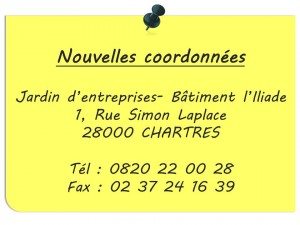 nouvelles coordonnées